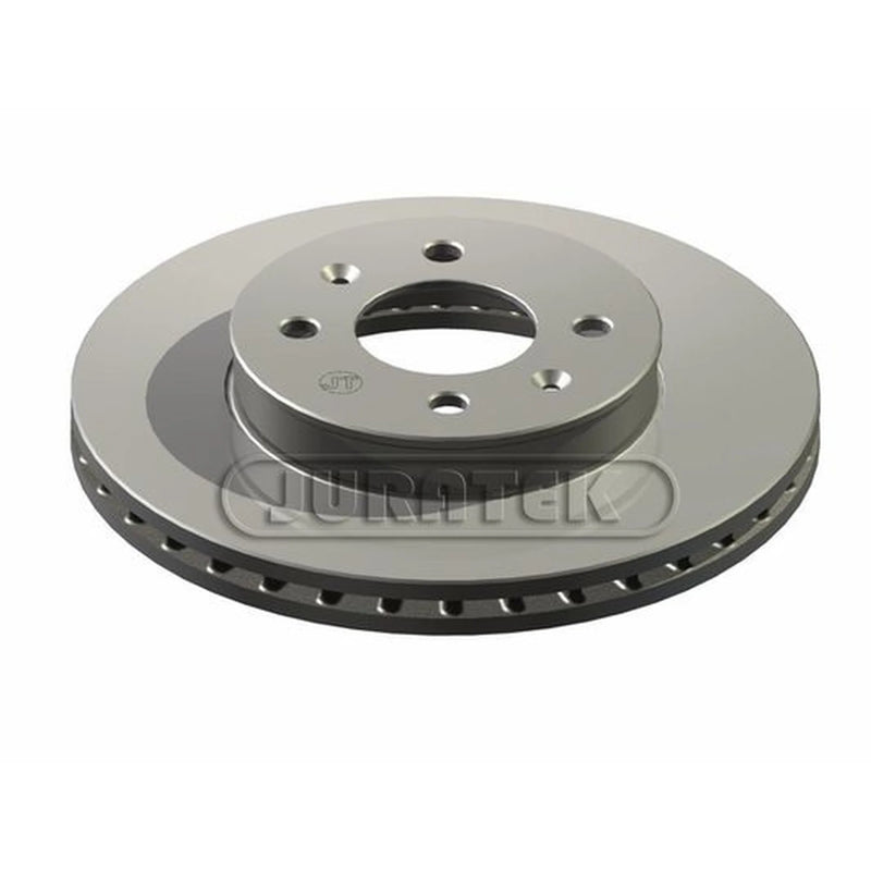Juratek Front Brake Vented Discs & Pads fits Kia Rio IV 2017 on 1.4