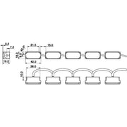 Hella Lamp Drl Ledayflex II 6MOD MD24 Set 2PT Vehicle Front 2PT 980 789-941 2PT