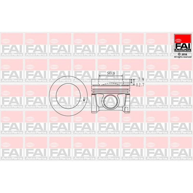 FAI Piston Cylinder Bore =
