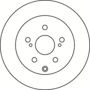 Abtex Front & Rear Brake Discs & Pads fits Toyota Rav 4 IV 2012-2019 2.0 2.2 2.5