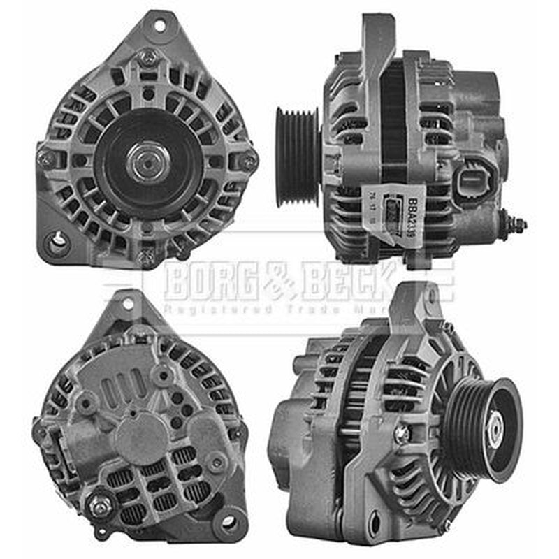 Borg & Beck Car Alternator 12V fits Honda Civic VII 2000-2005 1.4 1.6 1.7