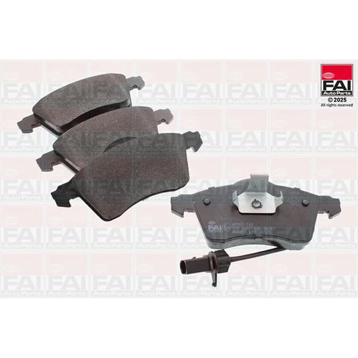 FAI Front Brake Pad Set fits VW Transporter 1992-2003 2.4 2.5 2.8