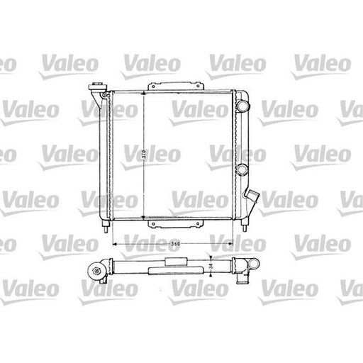 Valeo Engine Radiator 883959