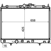 Mahle Engine Radiator fits Mitsubishi Shogun Pinin I 1999-2007 1.8 2.0