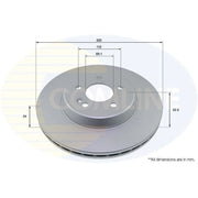 Comline Front / & Rear / Brake Discs & Pads fits Mercedes-Benz Glc 2015-2023