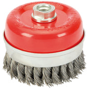 Draper Steel Twist-Knot Wire Cup Brush, 100mm, M14 41450 Draper - Dynamic Drive