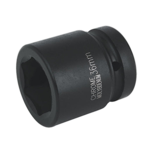 Sealey Impact Socket 36mm 1"Sq Drive IS136 Sealey - Dynamic Drive