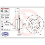 Brembo Front & Rear Brake Discs & Pads fits BMW 3 2004-2013