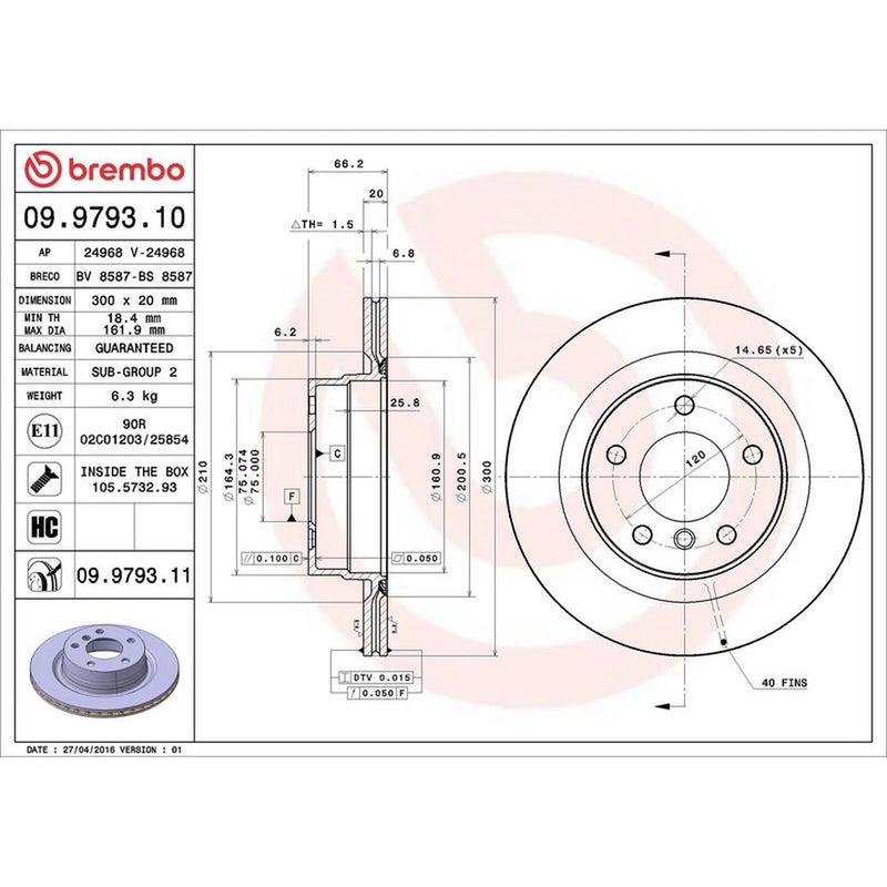 Brembo Front & Rear Brake Discs & Pads fits BMW 3 2004-2012