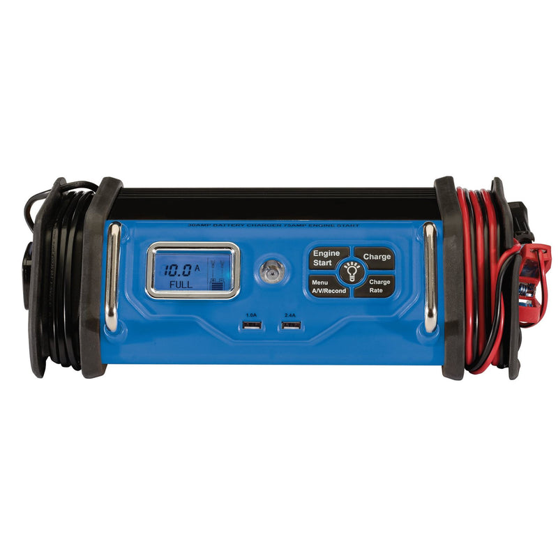 Draper 12V Battery Starter/Charger, 30A 53171 Draper - Dynamic Drive