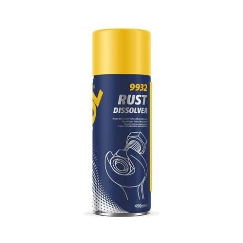 4x Mannol Rust Dissolver Rust Remover Spray Water Repellent Anti Friction 450ml Mannol  - Dynamic Drive