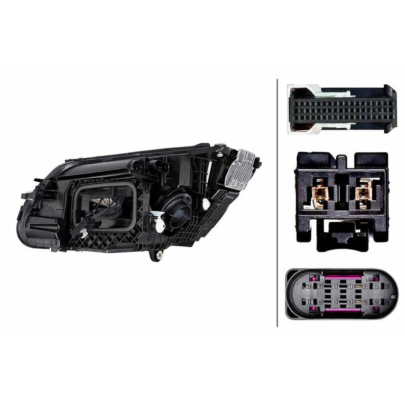 Hella Headlight Headlamp LED Right fits Mercedes-Benz C-Class 2014-2023