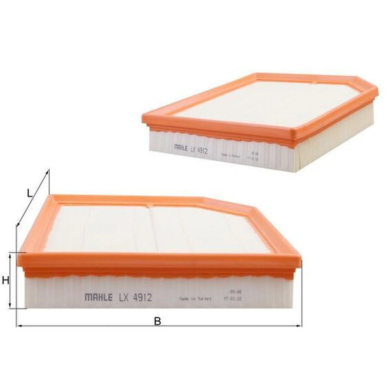 Mahle Engine Air Filter fits Volvo XC40 2017-2023