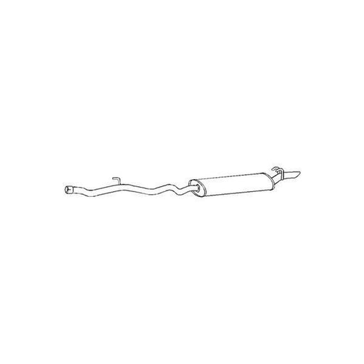 Hella End Silencer Rear 8LD 366 031-551