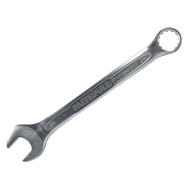 Faithfull Combination Spanner CV Satin Finish 25mm Faithfull - Dynamic Drive