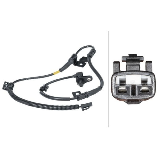 Hella ABS Wheel Speed Sensor Front Right fits Kia Cee'D 2006-2012 1.4 1.6 2.0