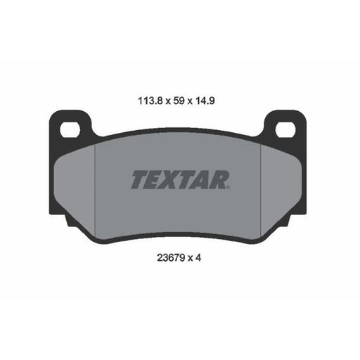 Textar Front Brake Pad Set 2367901