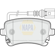 NAPA Rear Brake Pad Set fits VW California T5 Camper 2007-2015 1.9 2.0