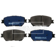 Borg & Beck Front Brake Vented Discs & Pads fits Lexus Is II 2005-2013