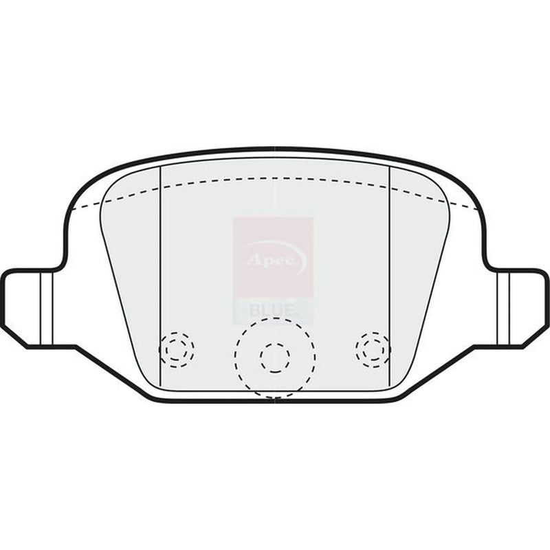 Apec Rear Brake Pad Set PD3177