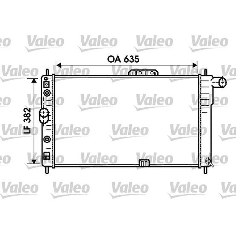 Valeo Engine Radiator 734761