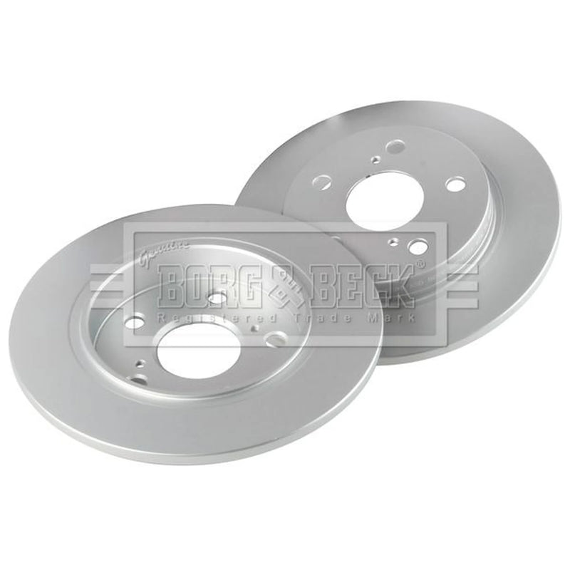 Borg & Beck Front & Rear Brake Discs & Pads fits Toyota Auris 2012-2018 1.8