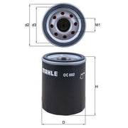 Mahle Engine Oil Filter OC 602