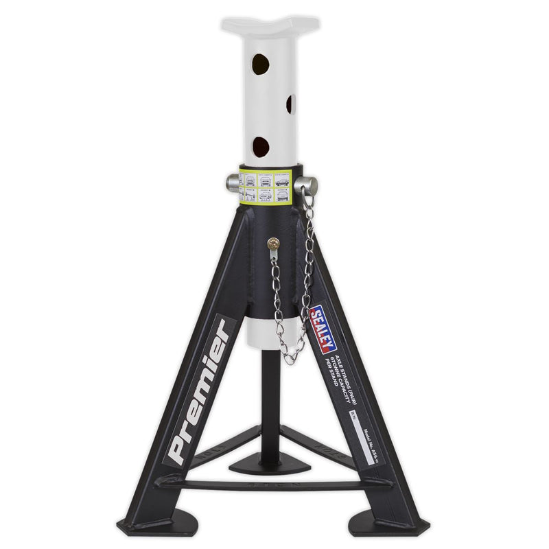 Sealey AXLe Stands (Pair) 6 Tonne Capacity per Stand White AS6 Sealey - Dynamic Drive