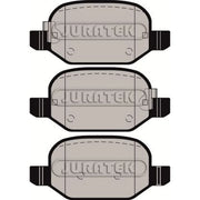 Juratek Rear Brake Pad Set fits Fiat 500L 2012-2018 0.9 1.3 1.4 1.6
