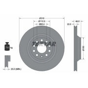 Textar 2 x Rear Brake Discs 92140703-x2