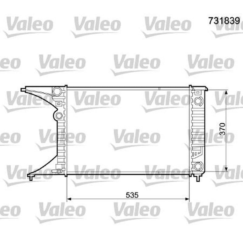 Valeo Engine Radiator 731839