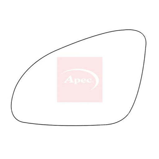 Apec Exterior Wing Mirror Glass Left AMS2781A