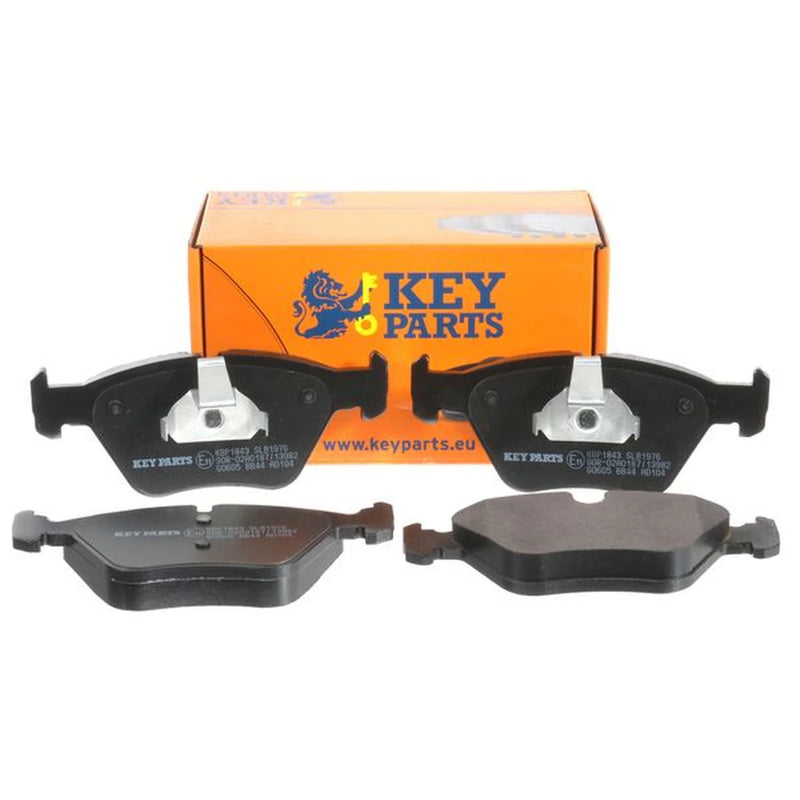Key Parts 4 x Front Brake Pad Set fits BMW 3 1999-2007