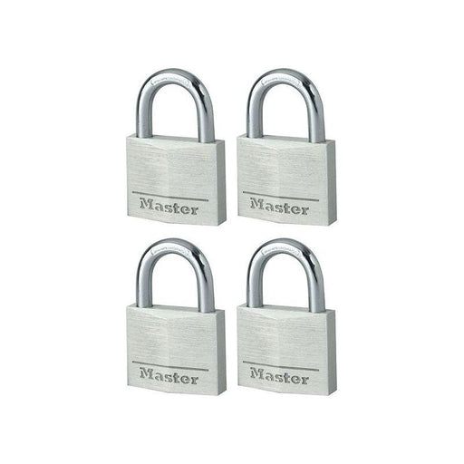 Master Lock Aluminium 40mm Padlock 4-Pin - Keyed Alike x 4 Master Lock - NN4 Online