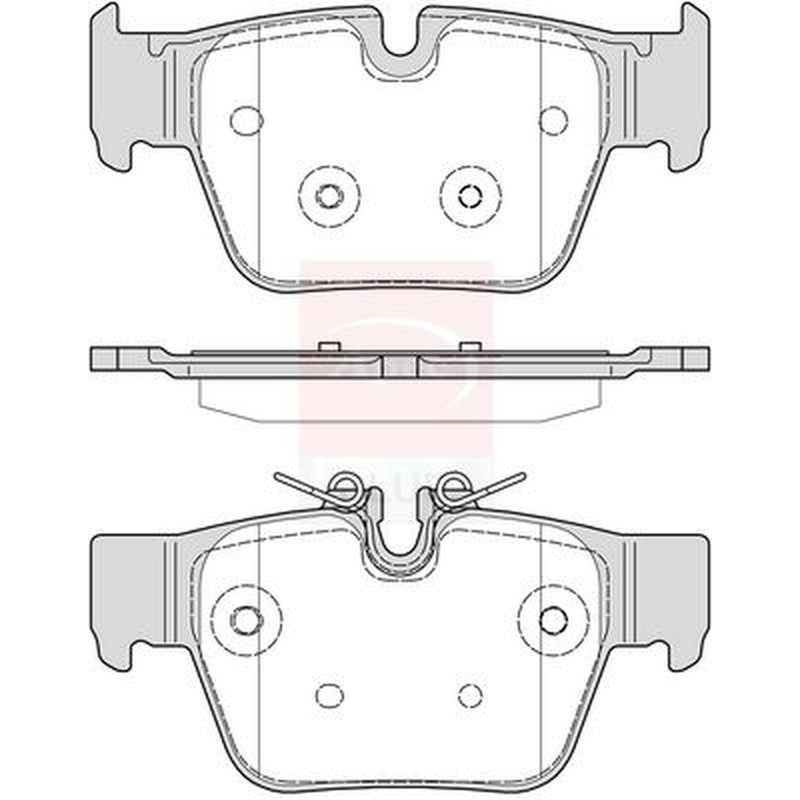 Apec Rear Brake Pad Set fits BMW 1 2019 on