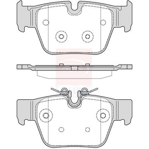 Apec Rear Brake Pad Set fits BMW 1 2019 on