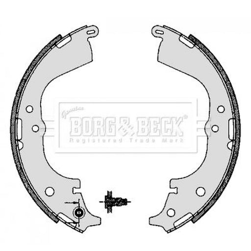 Borg & Beck Brake Shoe Set Axle Kit BBS6291