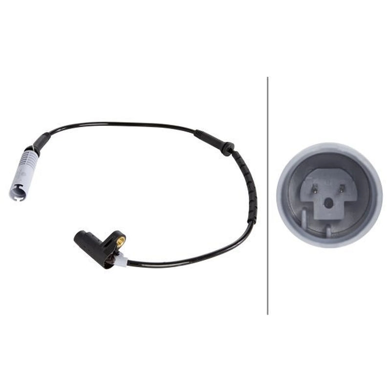 Hella ABS Wheel Speed Sensor Front fits BMW 7 1994-2001