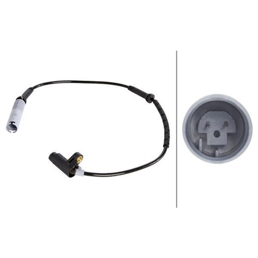 Hella ABS Wheel Speed Sensor Front fits BMW 7 1994-2001
