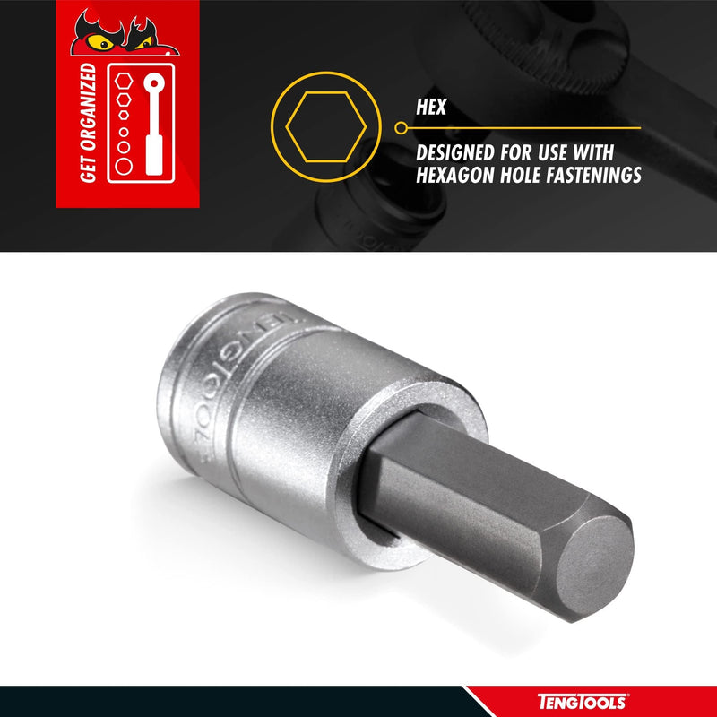 Teng Tools 1/2" Hex Bit Socket AF 1/2" Teng Tools - Dynamic Drive