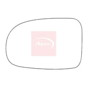 Apec Exterior Wing Mirror Glass Left fits Opel Corsa C 2000-2009