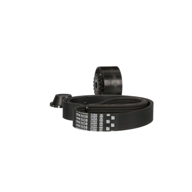 Gates V-Ribbed Belt Set fits Renault Clio III 2005-2014 1.2