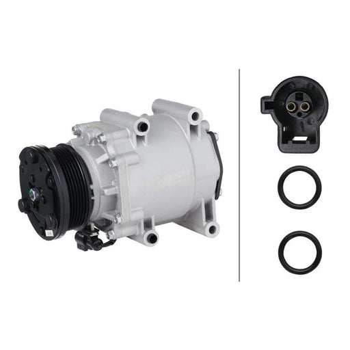 Hella Air Conditioning Compressor fits Ford Mondeo 2000-2007 1.8 2.0