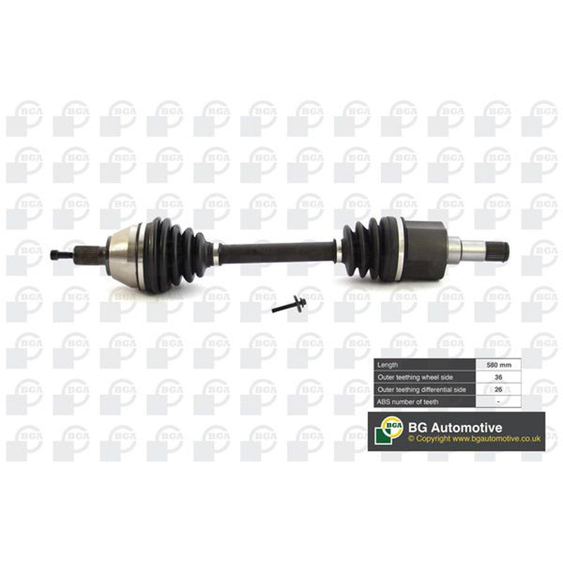 BGA CV Drive Shaft Driveshaft Front Left fits Ford C-Max 2007-2010 1.6 1.8 2.0