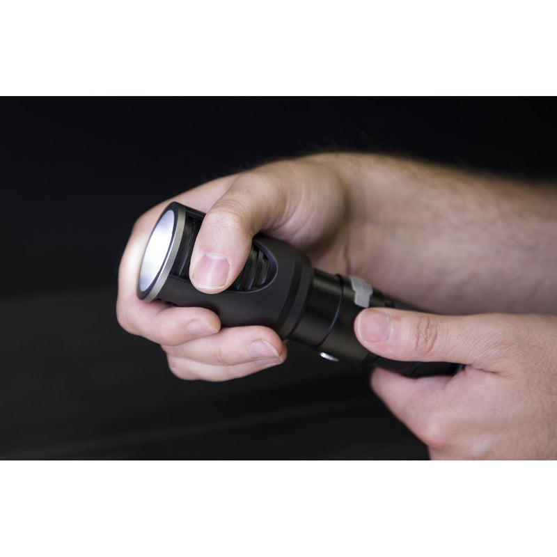 Sealey Aluminium Torch 20W SMD LED Adjustable Focus Rechargeable with USB Port Sealey - Dynamic Drive