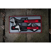 Teng Tools Adjustable Wrench Set TT1 4 Pieces Teng Tools - Dynamic Drive