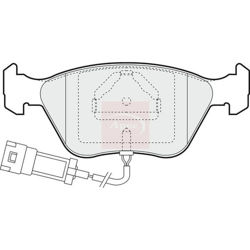 Apec Front Brake Pad Set PAD846