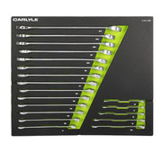 Carlyle Tools 19 Pc Metric 12 Pt Long Combination Wrench Set - image 1