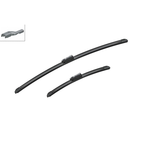 Bosch Aerotwin Wiper Blade Set 600mm + 340mm — A300S fits Abarth 500 2008 on 1.4