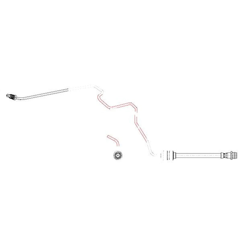 Apec Brake Hydraulic Hose Line inner HOS4556